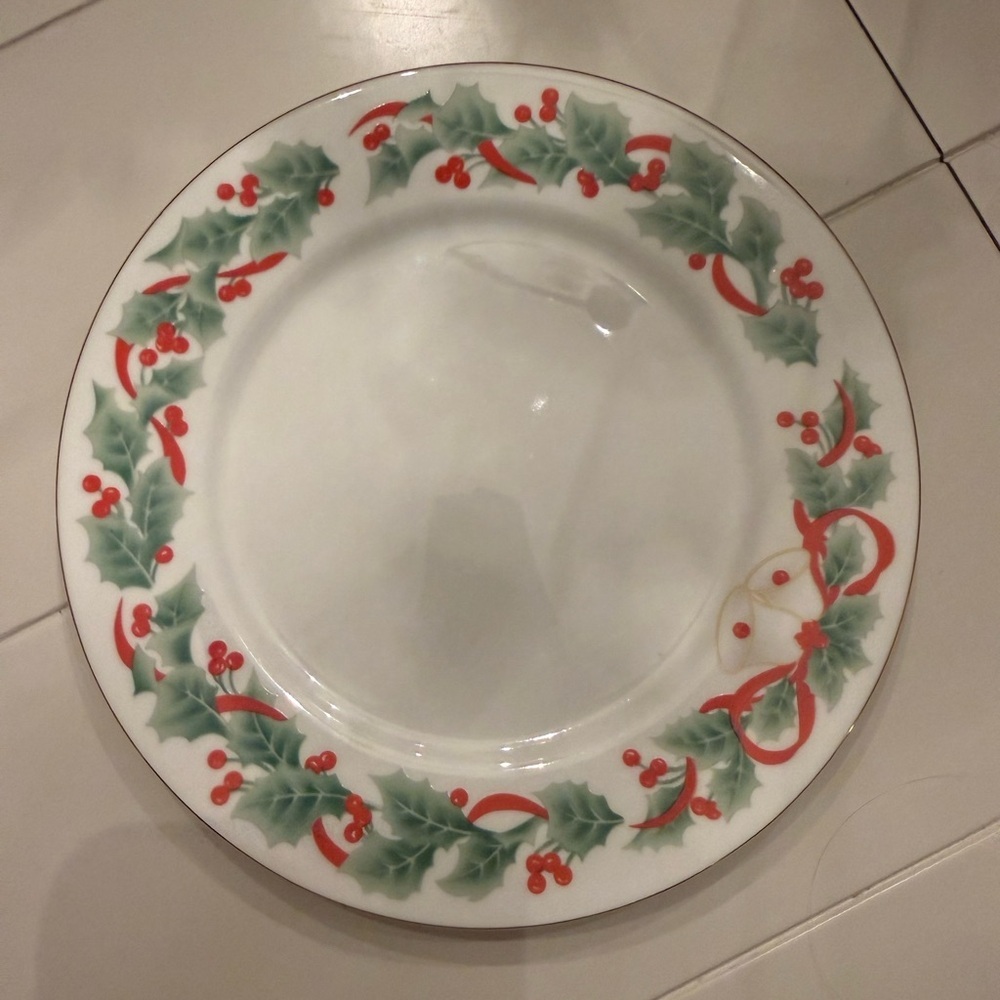 Sango Noel 1990 Appetizer / Bread Plate – Pattern 8401 (5 Available)